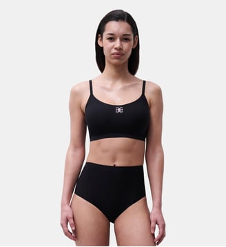 Culotte taille haute seconde peau - Chantelle - Midnight monogram