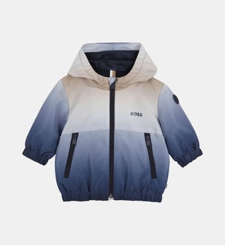 Coupe-vent à capuche - BOSS Kidswear - Bleu tendre