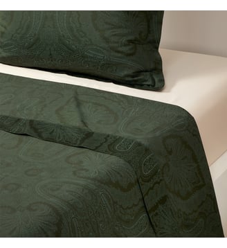 Drap plat en satin - Ralph Lauren Home - Kaki