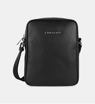 Sacoche Gentlemen Harry en cuir - Lancaster - Noir