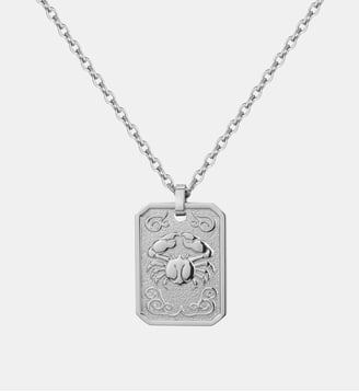 Collier Zodiaque Cancer Argent en Acier 316L - Phebus - Acier