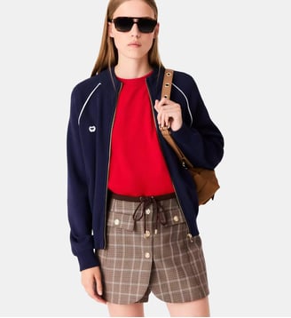 Cardigan zippé - Maje - Marine