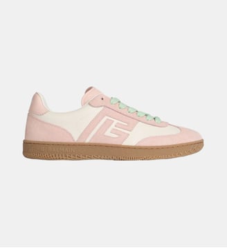 Baskets Balmain Swan en cuir lisse et suédé - Balmain - Multicolore