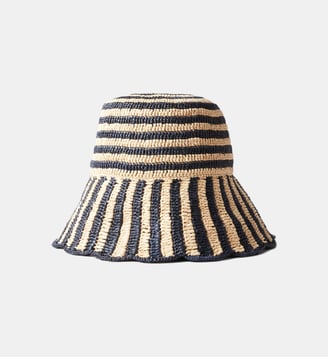 Chapeau raphia - Claudie Pierlot - Bicolore