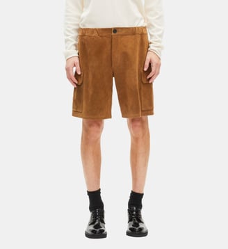 Short en suède - The Kooples - Camel