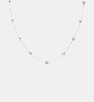 Sautoir Una Angelic, Banc, Métal rhodié - Swarovski - White