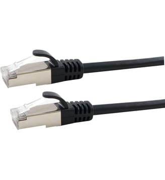 Câble Ethernet RJ45 20M Droit CAT6E noir - Essentiel B - Standard