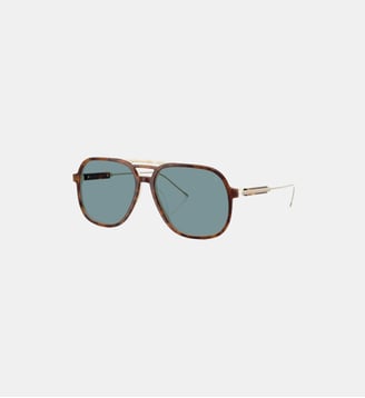 Lunettes de soleil Pillow BC4022S - Brunello Cucinelli - Havana sigaro et panama