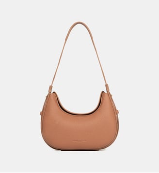 Petit sac besace Toro Ivy en cuir - Lancaster - Camel
