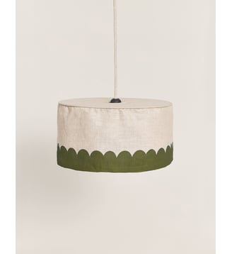 Abat-jour en lin pour suspension diam. 40cm Vibes Nobodinoz
