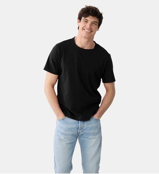 T-shirts manches courtes en coton - Le Slip Francais - Noir