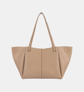 Grand sac cabas épaule Sierra Haus en cuir - Lancaster - Sable