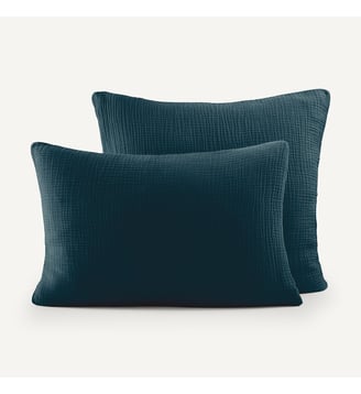Taie d'oreiller enfant gaze de coton bio AM.PM