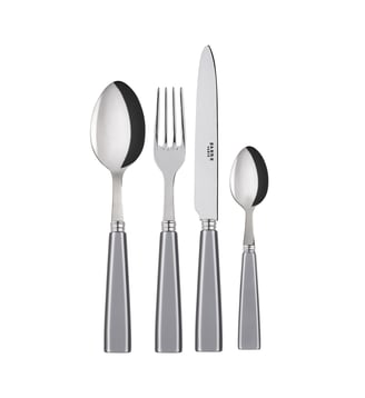Set de 4 couverts de table, Icône - Sabre - Gris