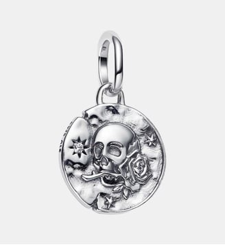 Charm Médaillon Tête de Mort - Pandora - Argenté