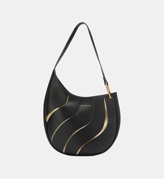 Sac Luna avec fermeture à glissière - Adolfo Dominguez - Noir et écru