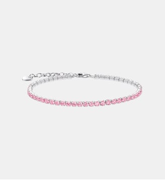 Bracelet de tennis avec zircon rose - Thomas Sabo - Argent