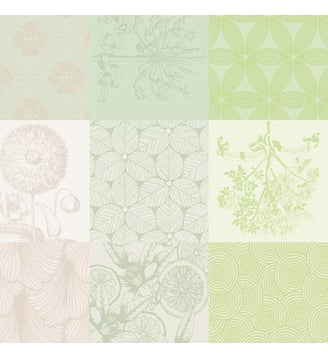 Serviette pur coton - Garnier Thiebaut - Vert vif