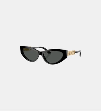 Lunettes de soleil Œil de chat VE4470B - Versace - Gris foncé