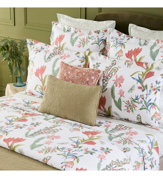 Housse de couette en batiste de coton Yves Delorme