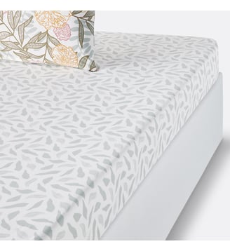 Drap housse percale de coton bonnet 30 cm - La Redoute Interieurs - Multicolore