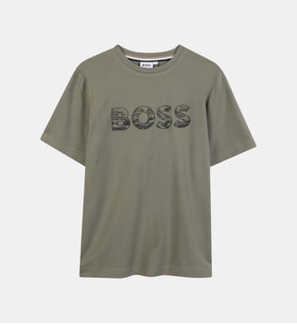 T-shirts à manches courtes - BOSS Kidswear - Tilleul