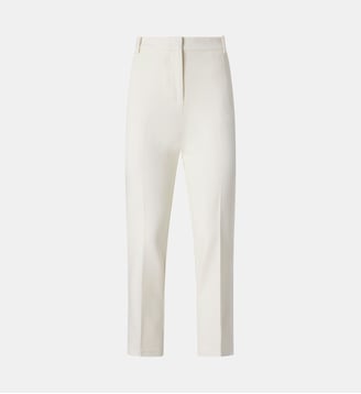 Pantalon cigarette en tissu technique - Pinko - Blanc et blanche neige