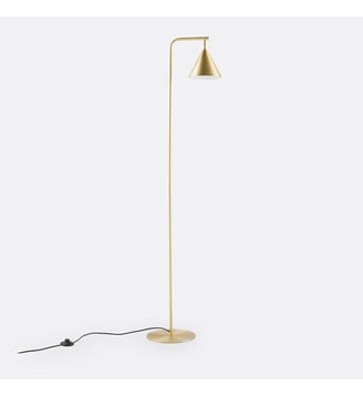 Lampadaire orientable en métal fer - La Redoute Interieurs - Laiton