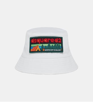 Bob avec logo - Dsquared2 - Blanc