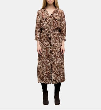 Robe chemise cintrée imprimée - CYRA Gerard Darel