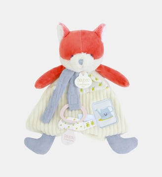 Doudou attache-sucette - Doudou Et Compagnie - Orange