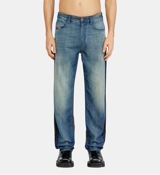 Regular Jeans Regular Waist 2024 D-Macs - Diesel - Bleu moyen