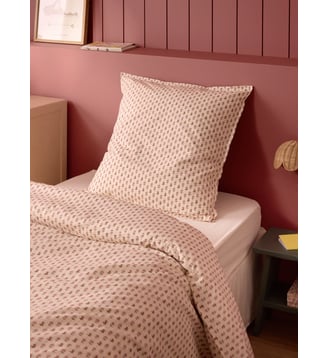 Taie d'oreiller percale de coton "Lucette" - Cyrillus - Imprimé multico