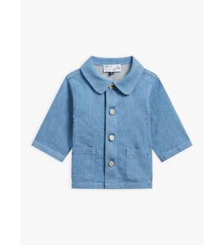 veste jeans Chinoise en coton - Agnès b. - Bleu
