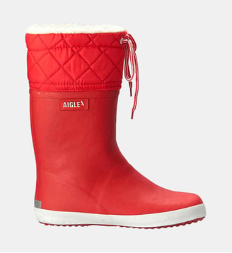 Bottes de pluie fourrées ajustable GIBOULEE UNISEX - Aigle - Rouge