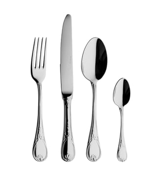 Coffret 24 Couverts Manche Orfèvre Lame Scie - Marquise - Degrenne - Multicolore