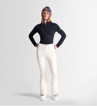 Sous pull gemini col montant coupe ajustée - Fusalp - Bleu foncé