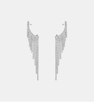 Boucles d’oreilles strass - Rabanne - Argent cristal