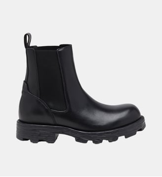 D-Hammer-Bottines Chelsea en cuir - Diesel - Noir