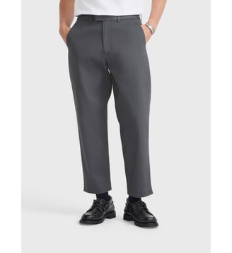 pantalon de costume en coton Agnès b.