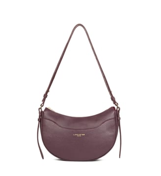 Sac demi lune Even en cuir - Lancaster - Bordeaux