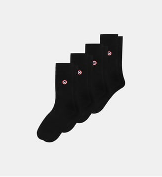 Lot de 4 chaussettes mi-hautes en coton Le Slip Francais