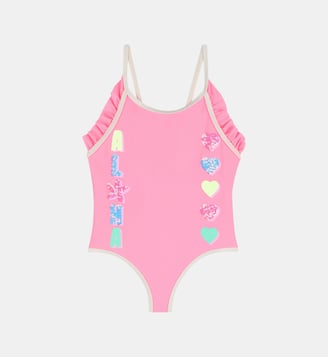 Maillot de bain 1 pièce - Billieblush - Rose fluo