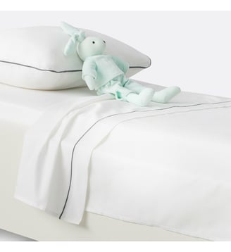 Drap Plat bébé, uni - La Redoute Interieurs - Blanc