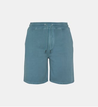 Short de survêtement effet délavé - Schott - Bleu minéral