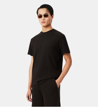 T-shirt jersey texturé - Lacoste - Marron
