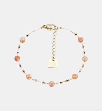 Bracelet Zoé  en Acier doré - Zag Bijoux - Pierre de soleil