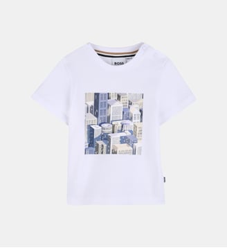 Tee-shirt manches courtes - BOSS Kidswear - Blanc