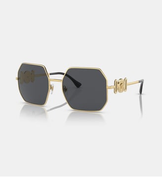 Lunettes de soleil Irrégulier VE2248 - Versace - Or