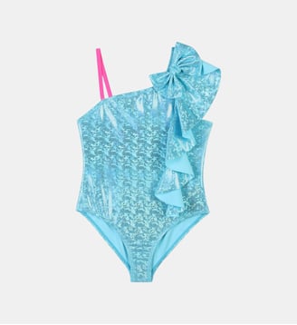 Maillot de bain 1 pièce - Billieblush - Bleu lave